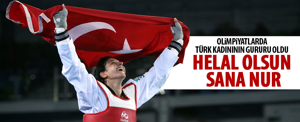 Nur Tatar olimpiyatlarda Türk kadınının gururu oldu