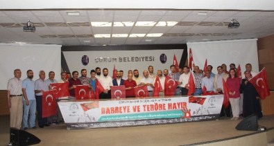 Çorum'daki STK'lardan FETÖ Ve Teröre Tepki