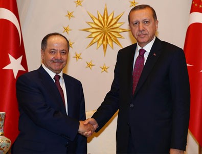 Cumhurbaşkanı Erdoğan, Barzani'yi kabul etti