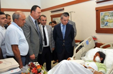 GSO'dan Terör Saldırısında Yaralananlara Geçmiş Olsun Ziyareti