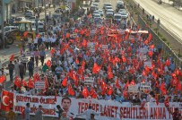 MEHMET AKYÜREK - Şanlıurfa'da Binlerden 'Teröre Lanet' Yürüyüşü