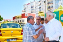 TAKSİ DURAKLARI - Torbalı'da Taksi Durakları Yenilendi