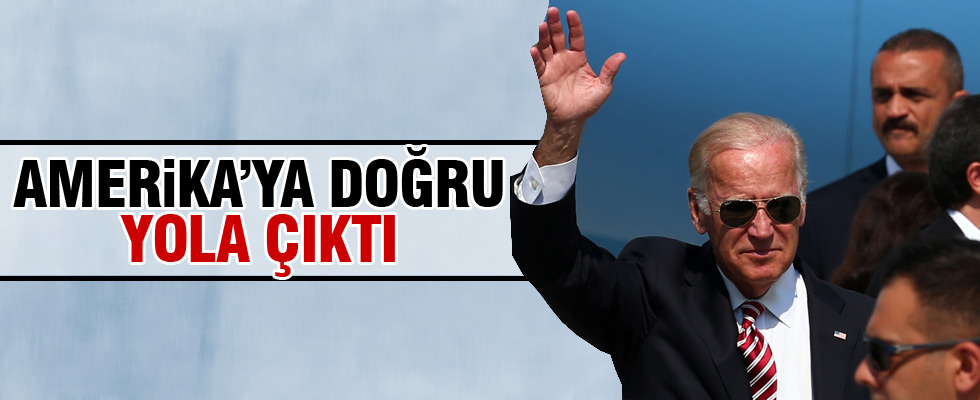 ABD Başkan Yardımcısı Biden Türkiye'den ayrıldı