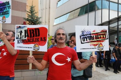 ABD Büyükelçiliği Önünde Joe Biden' Protestosu