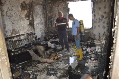 Besni'de Psikolojik Sorunları Olan Kişi Yaşadığı Evi Yaktı
