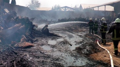 Gaziantep'te Sanayi Sitesinde Yangın