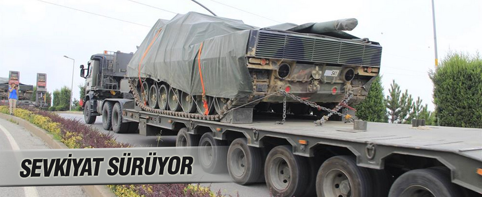 Kocaeli'den sınıra tank sevkiyatı