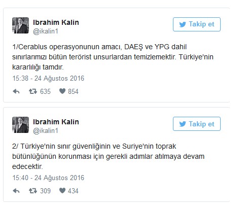 Sınır DAEŞ'ten YPG'den temizlenecek