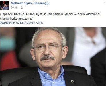 Kesimoğlu Saldırıyı Kınadı