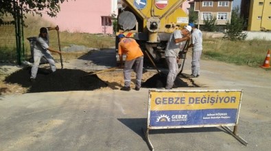 Gebze'de Asfalt Yama Çalışmaları Devam Ediyor