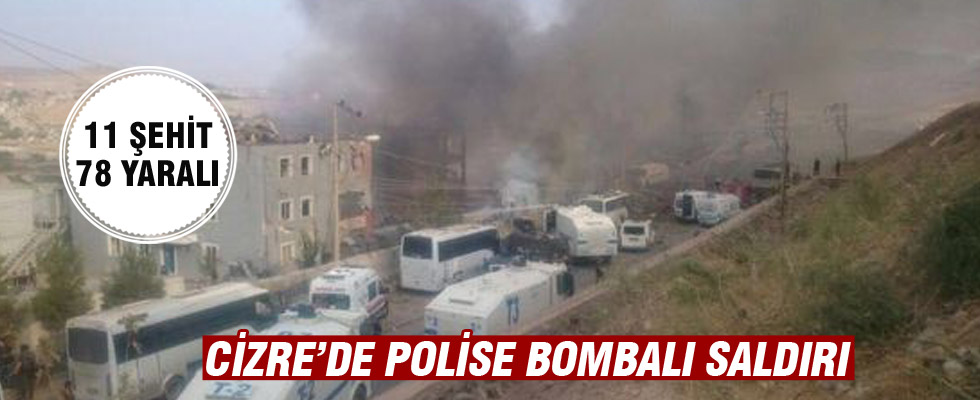 Cizre'de polis kontrol noktasına terör saldırısı