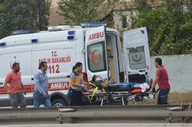 Tekirdağ'da Motosiklet Kazası Açıklaması 2 Yaralı