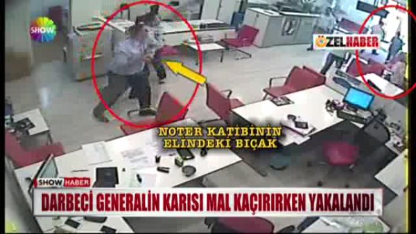 Darbeci generalin karısı böyle kaçtı