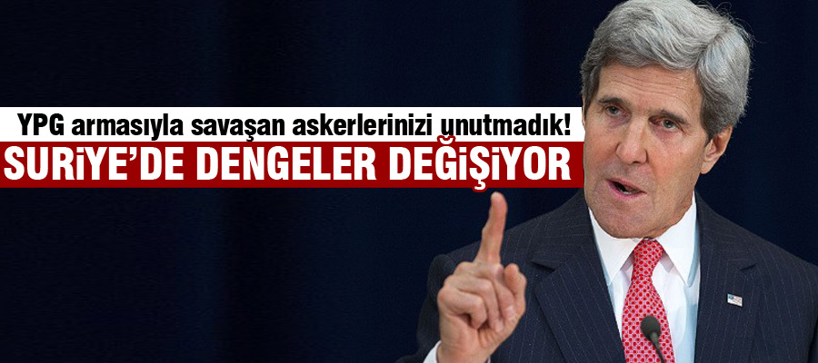 ABD'den dengeleri değiştirecek açıklama