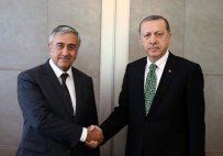 TARABYA KÖŞKÜ - Cumhurbaşkanı Erdoğan, KKTC Cumhurbaşkanı Akıncı İle Görüştü