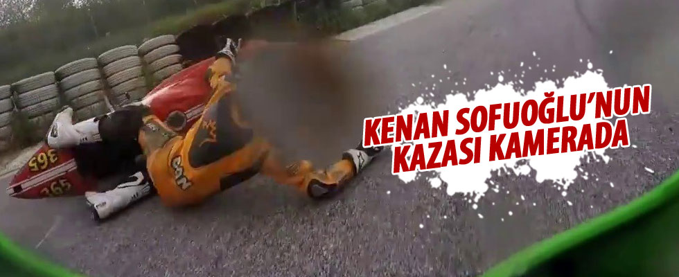 Kenan Sofuoğlu böyle kaza yaptı!