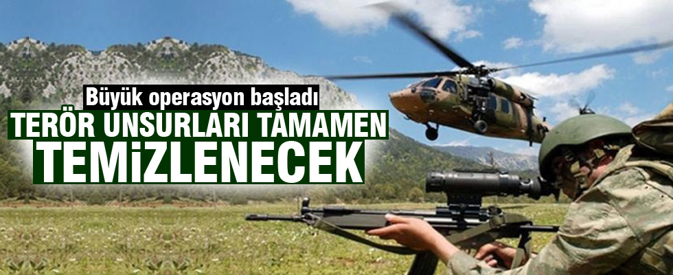 PKK'ya geniş çaplı operasyon