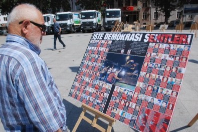 Tokat'ta 15 Temmuz Milli Direniş Fotoğraf Ve Karikatür Sergisi