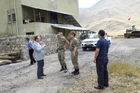 NARLıCA - Kaymakam Akgül'den Saldırıya Uğrayan Karakola Ziyaret