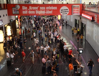 Viyana havalimanında 'Teknik Arıza' kaosu