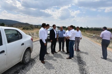 Kaymakam Irgatoğlu Köy Yollarında İncelemelerde Bulundu