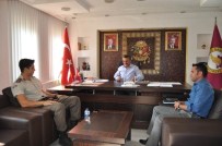 Üsteğmen Burak Çelik'ten, Başkan Tutal'a Ziyaret