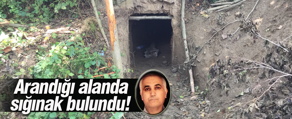 Adil Öksüz'ün arandığı alansa sığınak bulundu