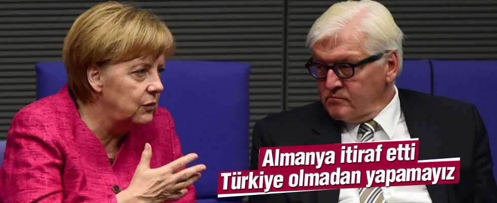 Almanya'dan Türkiye itirafı