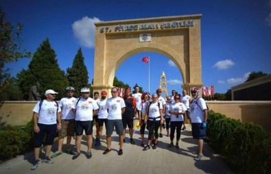 Çanakkale'den 30 Ağustos'a Uzanan Ruha Pedal Çevirdiler