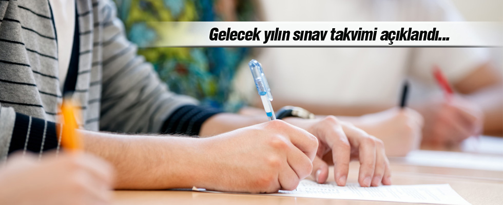 MEB gelecek yılın sınav takvimini açıkladı