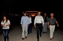 ATAKENT - Başkan Ayaz, Dekoratif Ahşap Kemer Aydınlatmalarını İnceledi