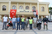 GÜNAY ÖZDEMIR - Motosiklet Derneği'nden Vali Özdemir'e Ziyaret