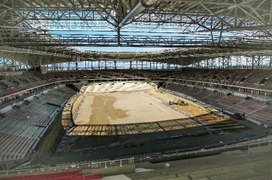 Samsun 19 Mayıs Stadyumu'nun Yüzde 83.5'İ Tamam
