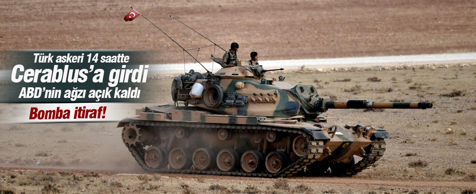 WSJ: ABD Cerablus'un 14 saatte temizlenmesine şaşırdı