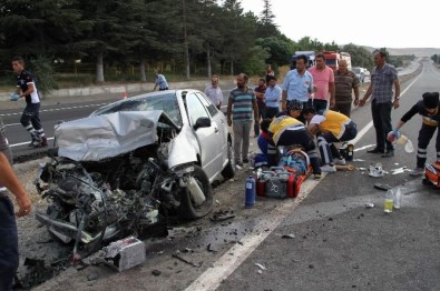 Yozgat'ta Trafik Kazası Açıklaması 1 Ölü, 4 Yaralı