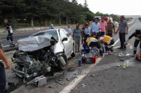 GÜMÜŞSU - Yozgat'ta Trafik Kazası Açıklaması 1 Ölü, 4 Yaralı