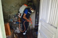 ÇÖP EV - Zonguldak'ta Tespit Edilen Çöp Ev İlaçlandı