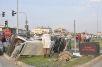 Araçlar Hurdaya Döndü Açıklaması 1 Ölü, 1 Yaralı