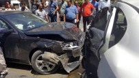 İki Otomobil Birbirine Girdi Açıklaması 7 Yaralı