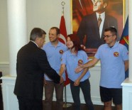 Milli Paraşütçüler THK Başkanı Atılgan'ı Ziyaret Etti