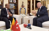 UÇAK SEFERLERİ - Srı Lanka Ankara Büyükelçisi Mohıdeen Başkan Sekmen'i Ziyaret Etti