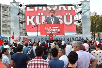 Taksim Demokrasi Kürsüsü'nde Türkiye'nin Büyük Zaferi Anlatıldı
