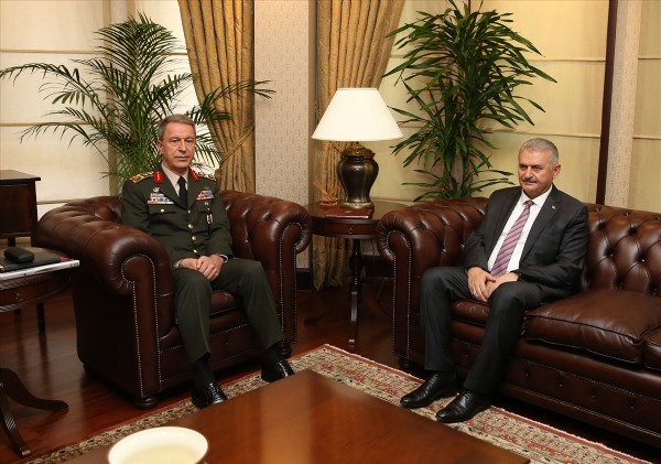 Başbakan Yıldırım, Genelkurmay Başkanlığı'nda
