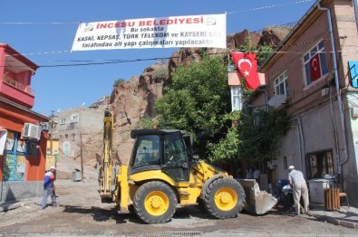 İncesu Belediyesi İlçede Doğalgazsız Mahalle Kalmaması İçin Çalışmalarını Sürdürüyor