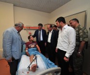 SUAT ÖNAL - Vali Kerem Al Yaralı Askeri Ziyaret Etti