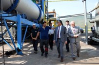 SÜTLÜCE - Vali Özefe, Özel İdarenin Asfalt Üretim Tesisi Ve Köy Yollarındaki Çalışmalarını Denetledi