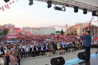 Ağrı'da Demokrasi Ve Şehitler Mitingi