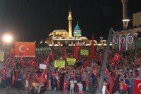 Bakan Özlü Konya'da Demokrasi Nöbetine Katıldı