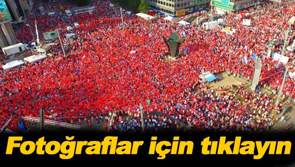 Ankara'nın 'Yenikapı'sı doldu taştı!