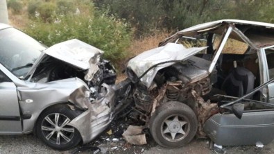 Milas'ta Trafik Kazası Açıklaması 2'Si Ağır 3 Yaralı